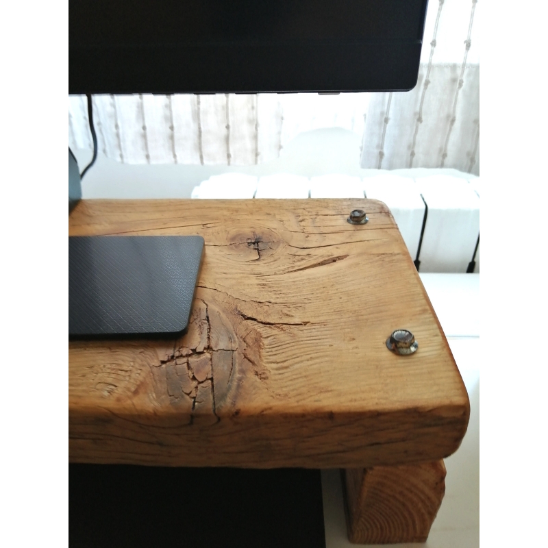Rialzo in legno per monitor, altezza 8 cm