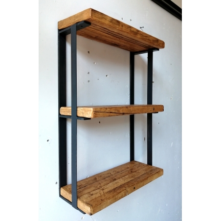 Bookshelf Industrial Design Iron Wood, Industrial Design Shelving Units